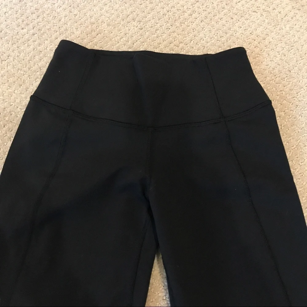 Lululemon Gather & Crow crops. Black. 2